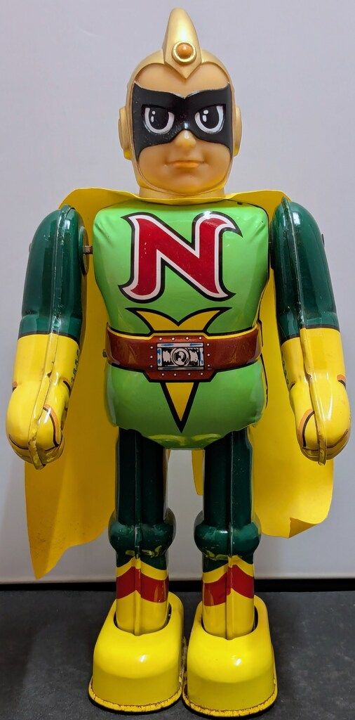 ビリケン商会 ゼンマイ歩行ブリキ ナショナルキッド 230mm - メルカリ