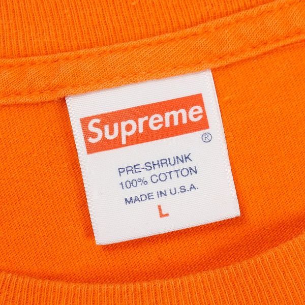 Size【L】 SUPREME シュプリーム 20AW Box Logo L/S Tee Orange ロンT