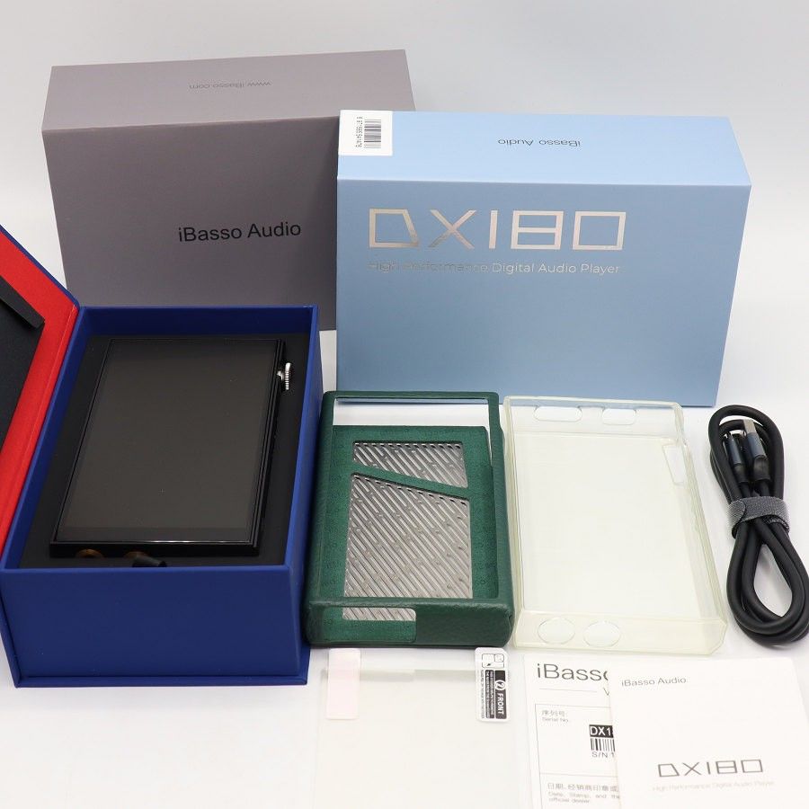 美品】iBasso Audio DX180-BK 128GB 専用レザーケース付き ブラック