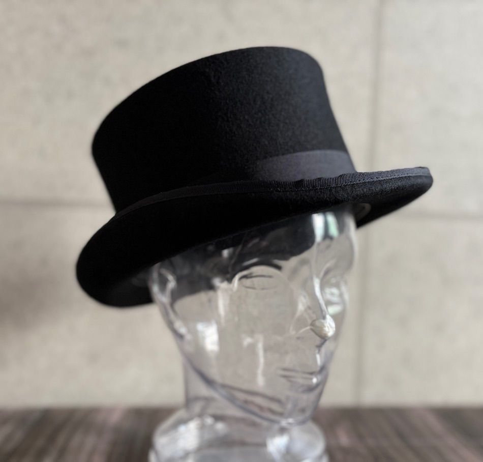 2サイズ 2タイプ展開 帽子 シルクハット トップハット TOPHAT 秋冬 M L