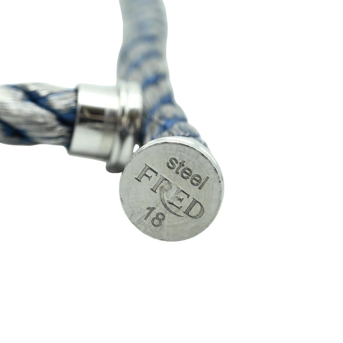 美品 FRED フレッド ブレスレット用 フォース10 2連スティールケーブル