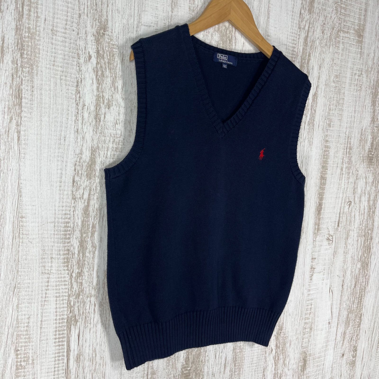 Polo by Ralph Lauren ポロバイラルフローレン ポニーロゴ刺繍 Vネック