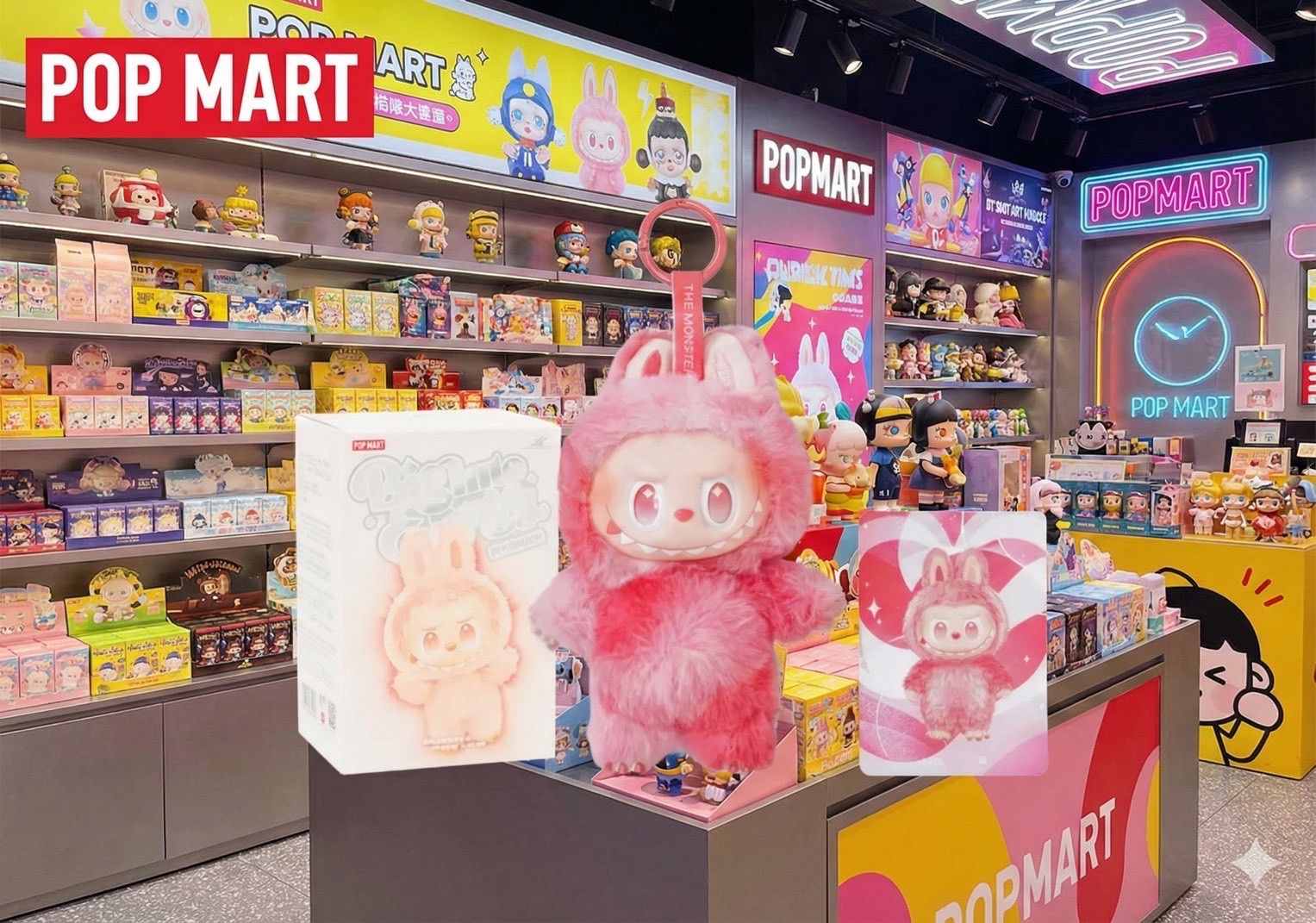 ◻︎新品未開封　POP MART ラブブエナジーマスコット　 4個セット ⭐️正規品 新品未開封 ラブブ エナジー LOVE ラブ 赤 - メルカリ