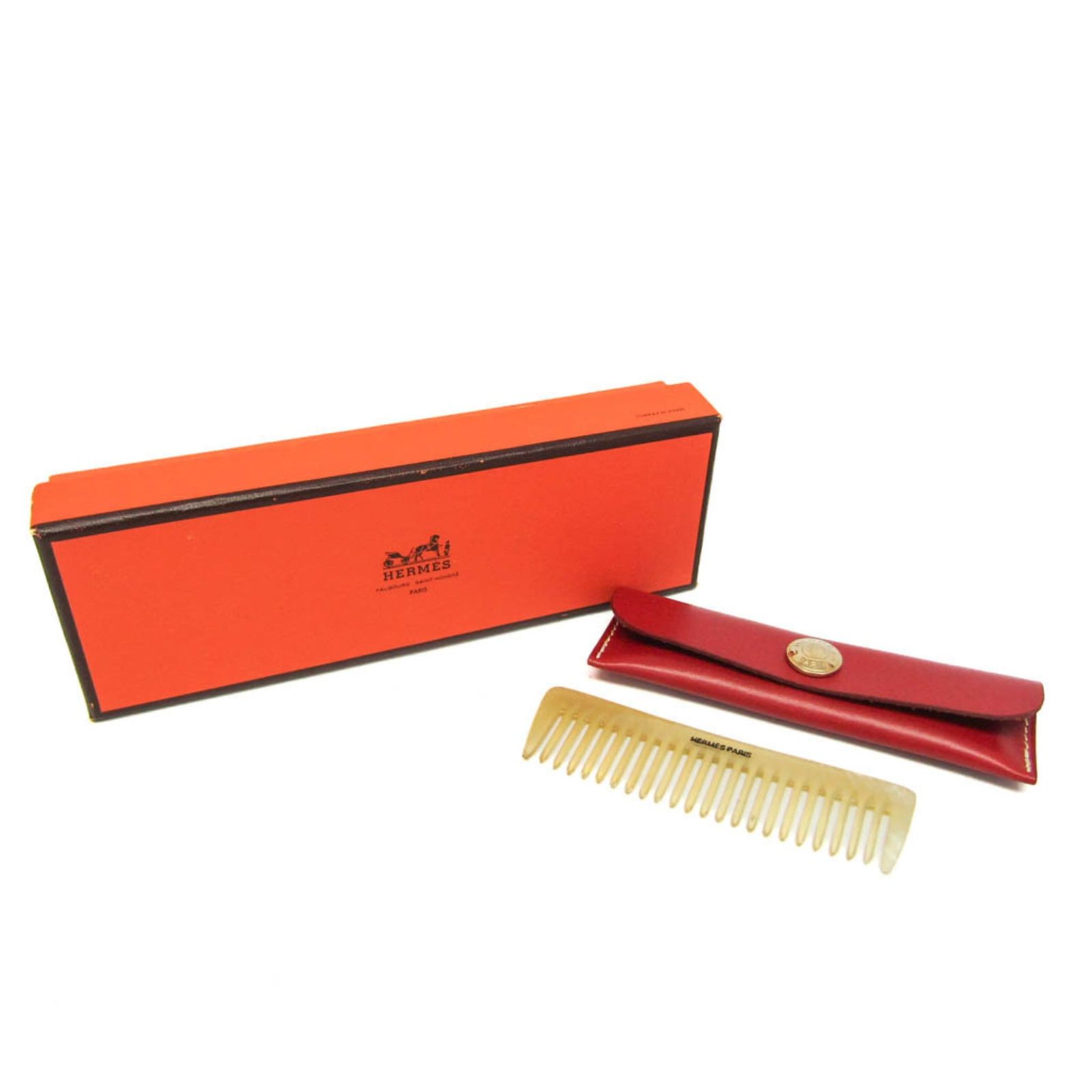 エルメス(Hermes) バッファローホーン レザー その他 ベージュ