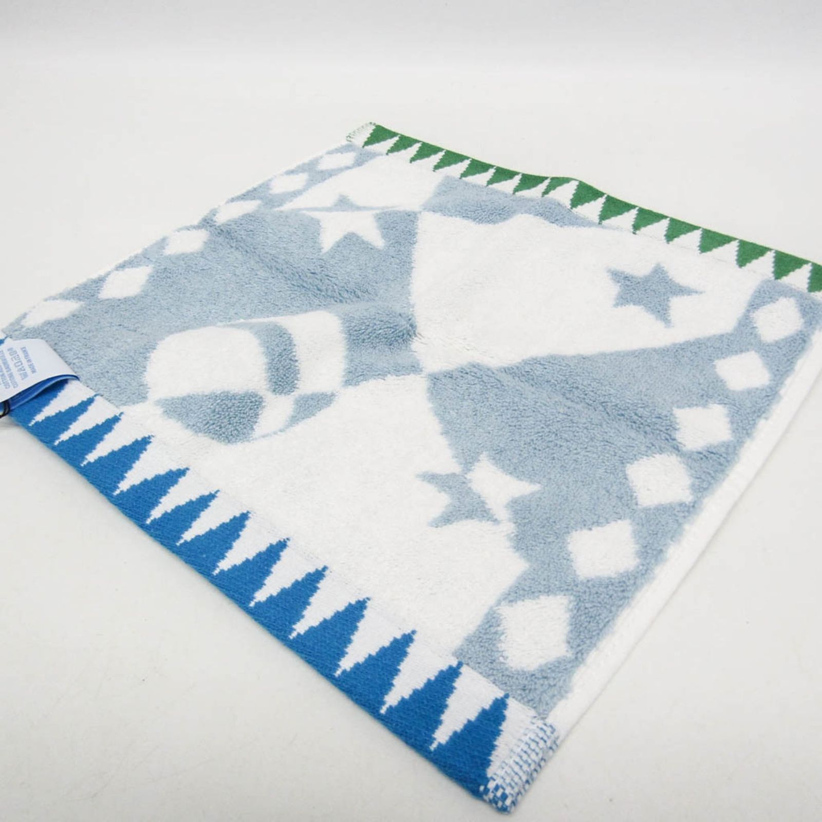 エルメス(Hermes) ハンドタオル ライトブルー,ホワイト サーカス