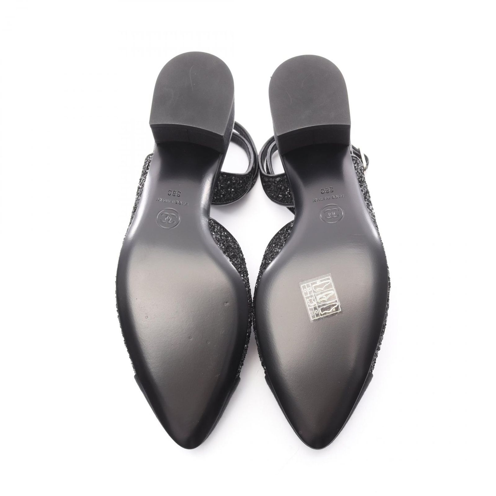 シャネル CHANEL パンプス ココマーク G37594 レザー ココマーク