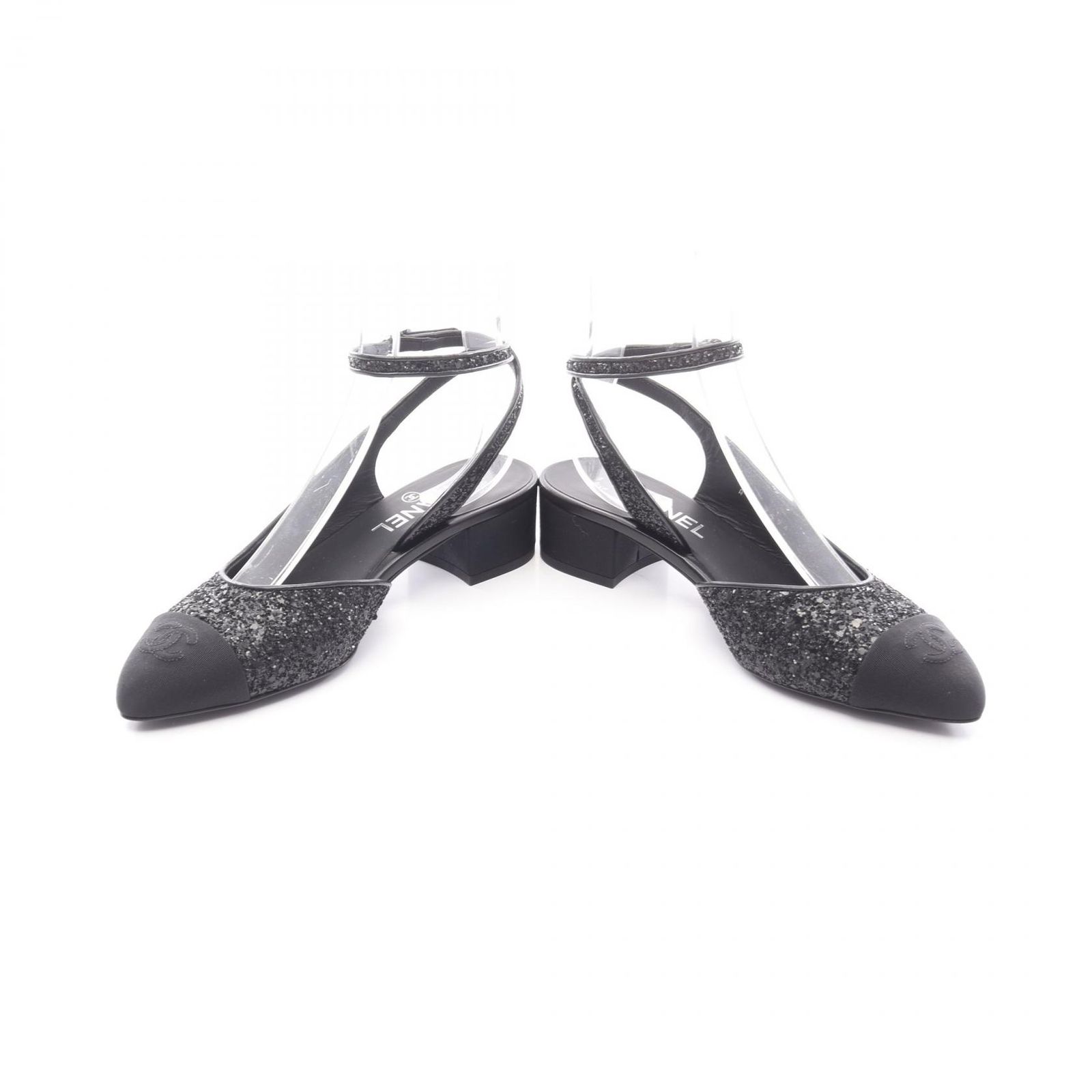 シャネル CHANEL パンプス ココマーク G37594 レザー ココマーク