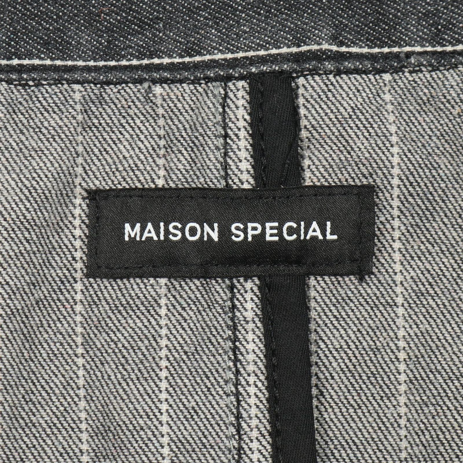 【新品タグ付き】MAISON SPECIAL デニムテーラードジャケット メゾンスペシャル MAISON SPECIAL テーラードジャケット デニム