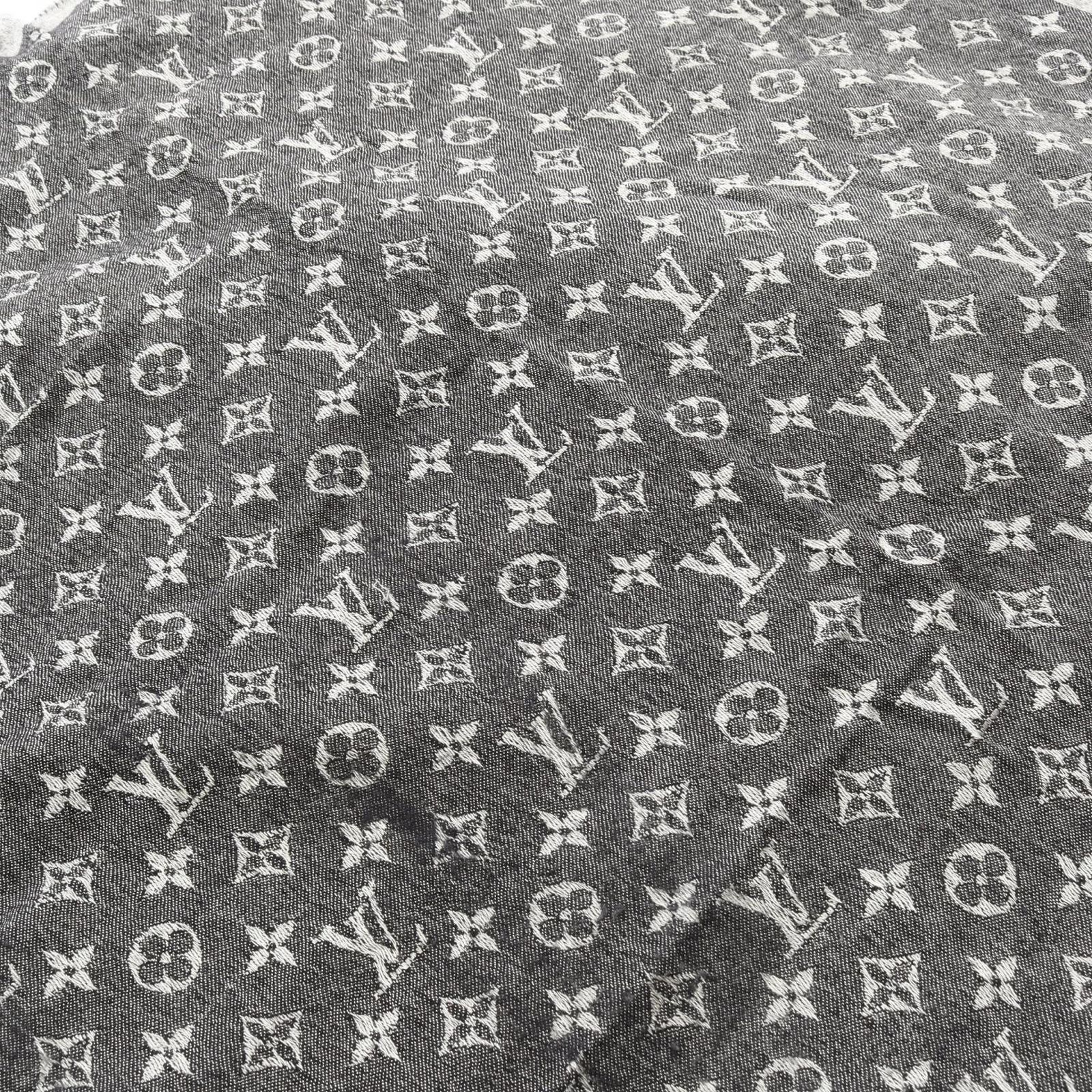 ルイ・ヴィトン LOUIS VUITTON ストール ショール モノグラムデニム