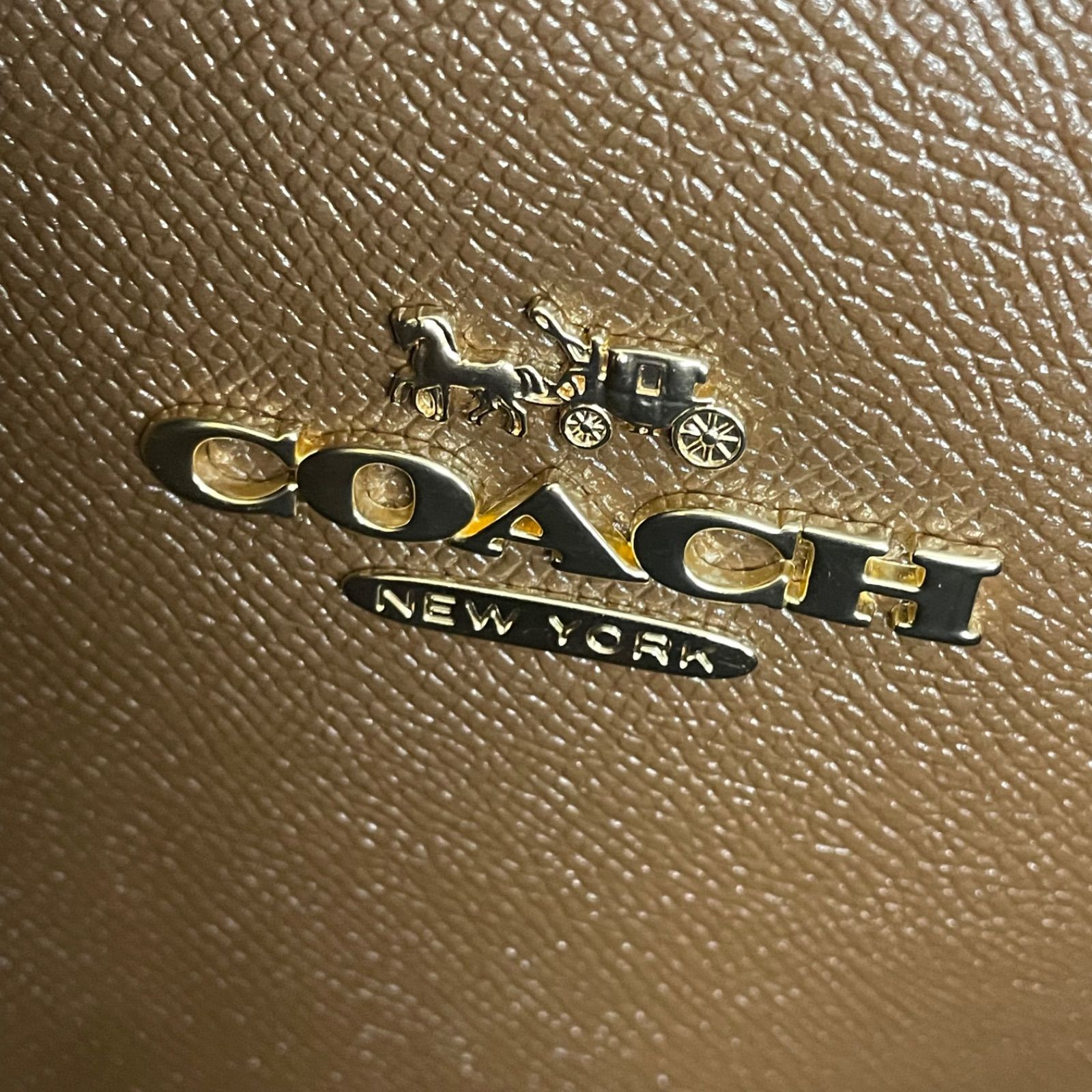 ☆【美品】COACH コーチ トートバッグ 肩かけ シグネチャー F76636 PVC 