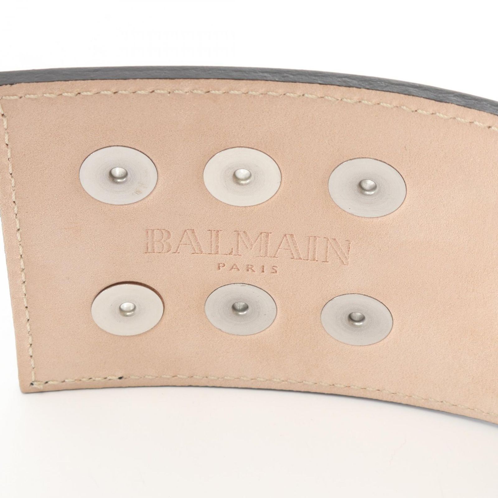 バルマン BALMAIN ベルト レザー ベルト メンズ Used A - メルカリ