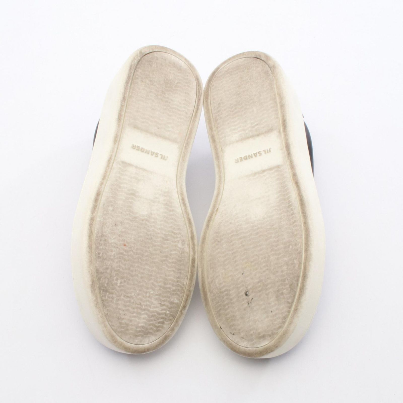 JIL SANDER ブラックレザー スリッポン ジルサンダー JIL SANDER スリッポン ブラック レザー スリッポン