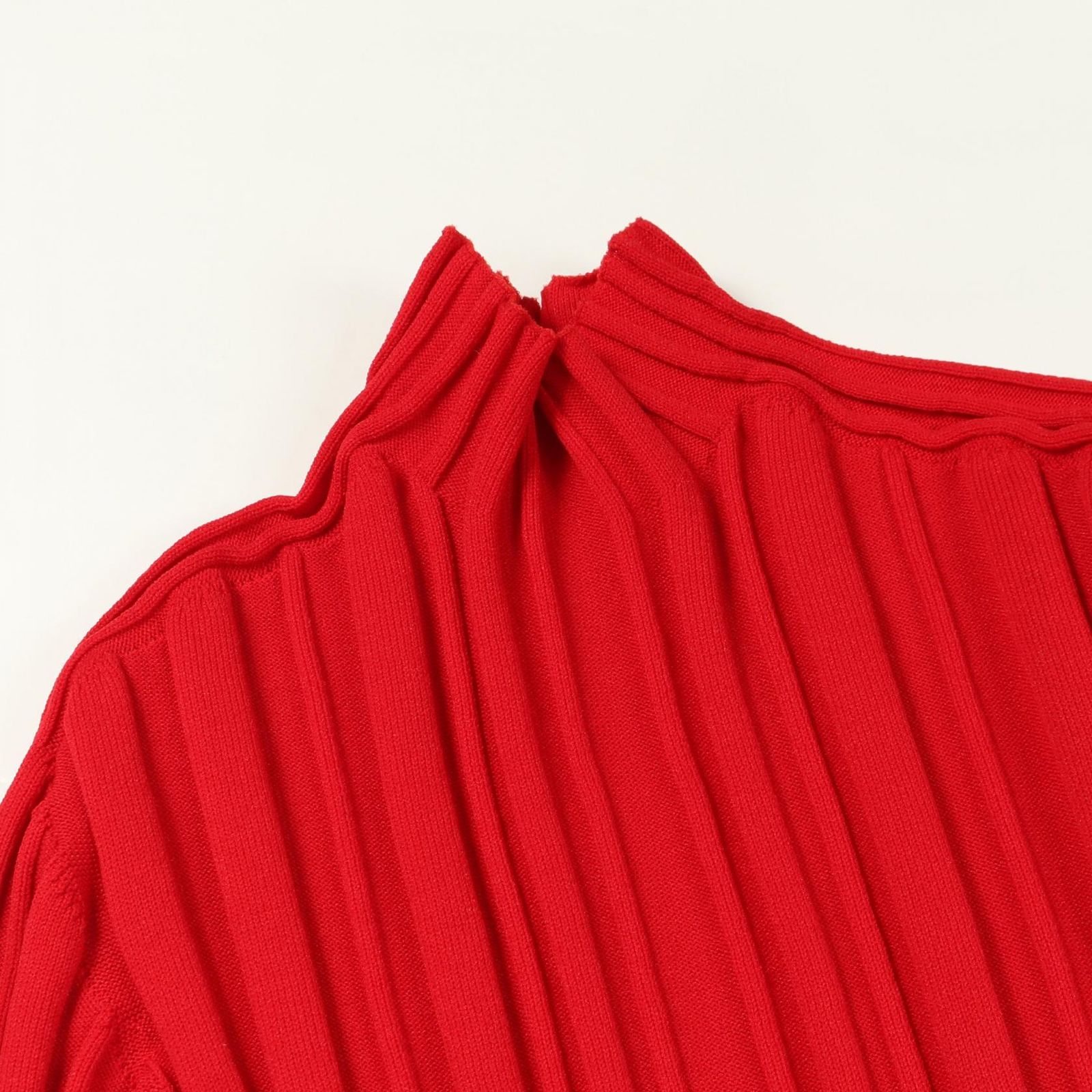 プリーツプリーズ ニット 赤 プリーツプリーズ PLEATS PLEASE ニット RIB KNIT その他 ニット