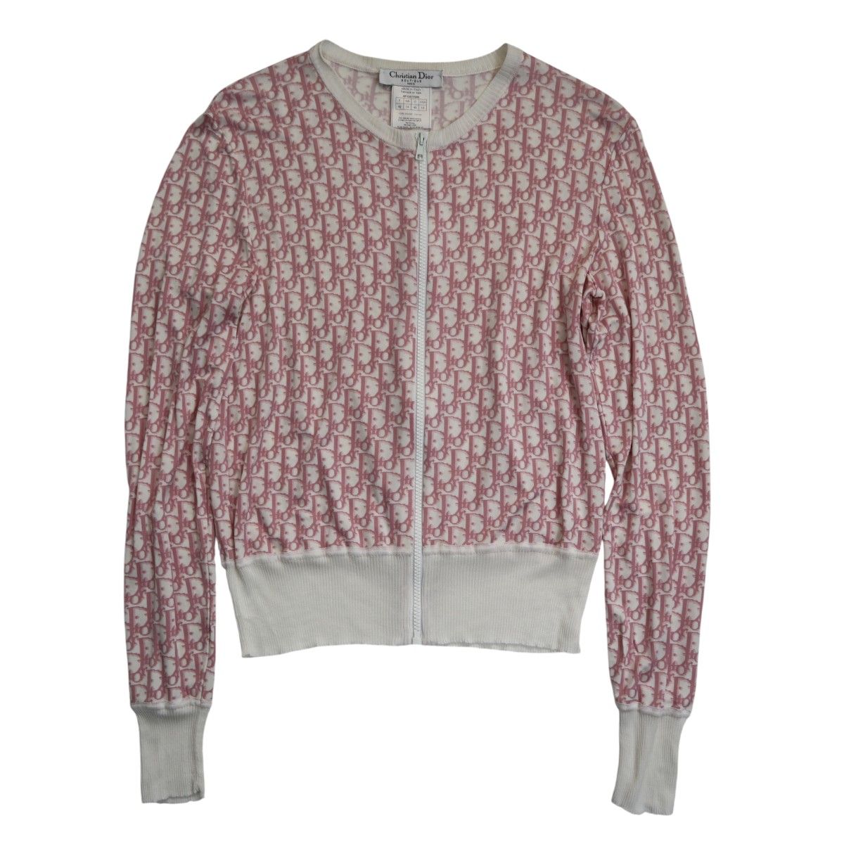 Christian Dior クリスチャンディオール トロッター レーヨン ジップ