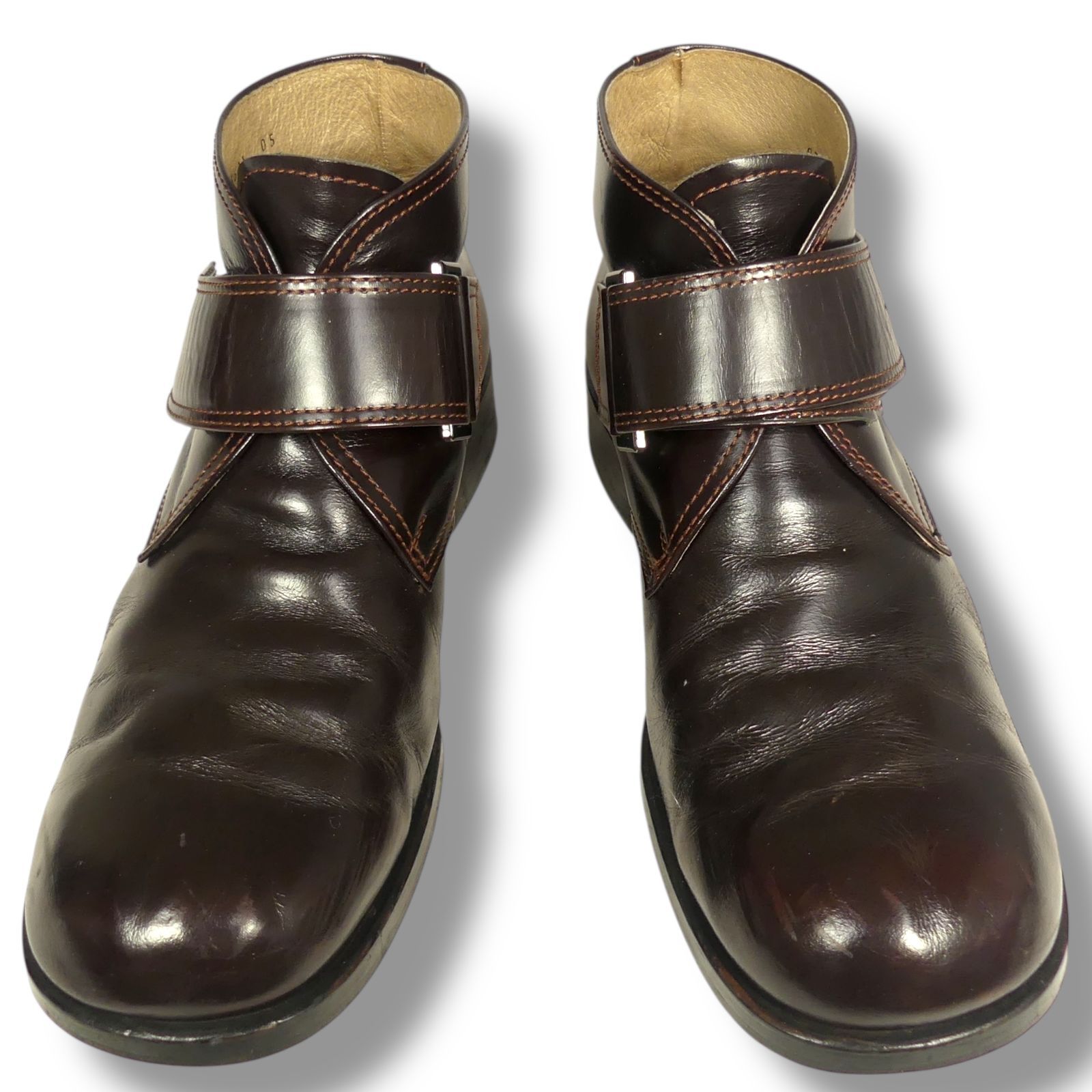 TAKEO KIKUCHI タケオキクチ チャッカブーツ 25 本革 メンズ 5 茶