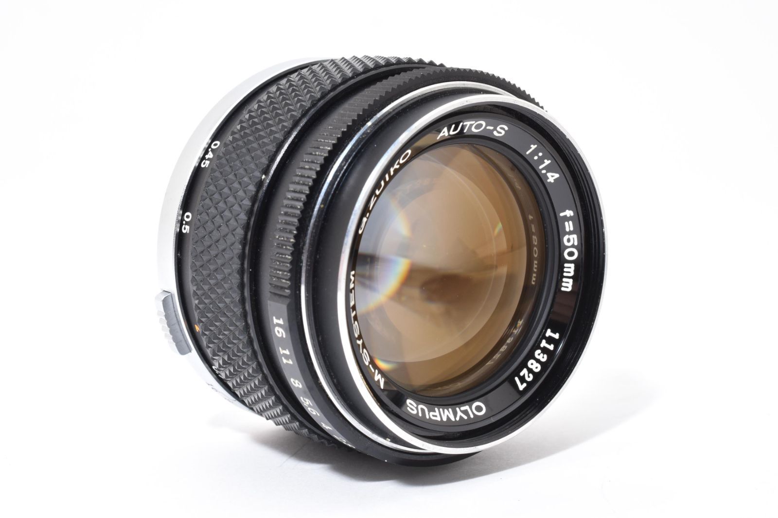【OMマウント】G.ZUIKO AUTO-S 50mm f/1.4 NEAR MINT] Olympus OM-System G.Zuiko Auto-S 50mm f/1.4 Lens From