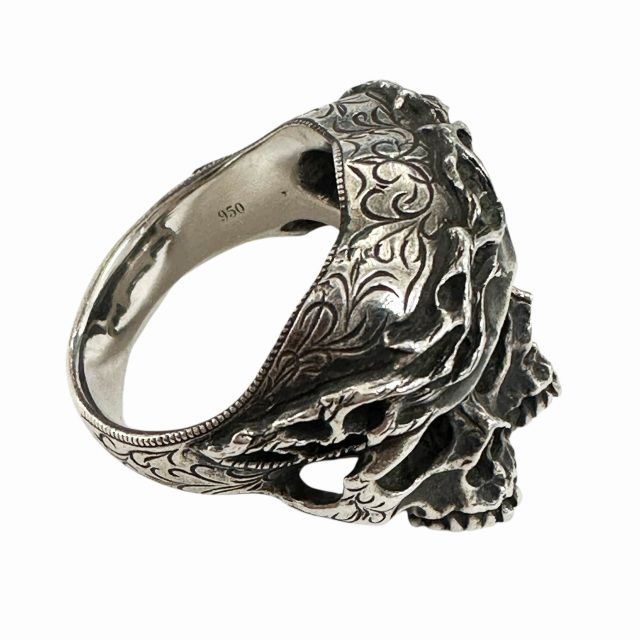 マジカルデザイン ブルート ストーン スカルリング シルバー950 リング マジカルデザイン ブルート ストーン スカルリング シルバー950 リング