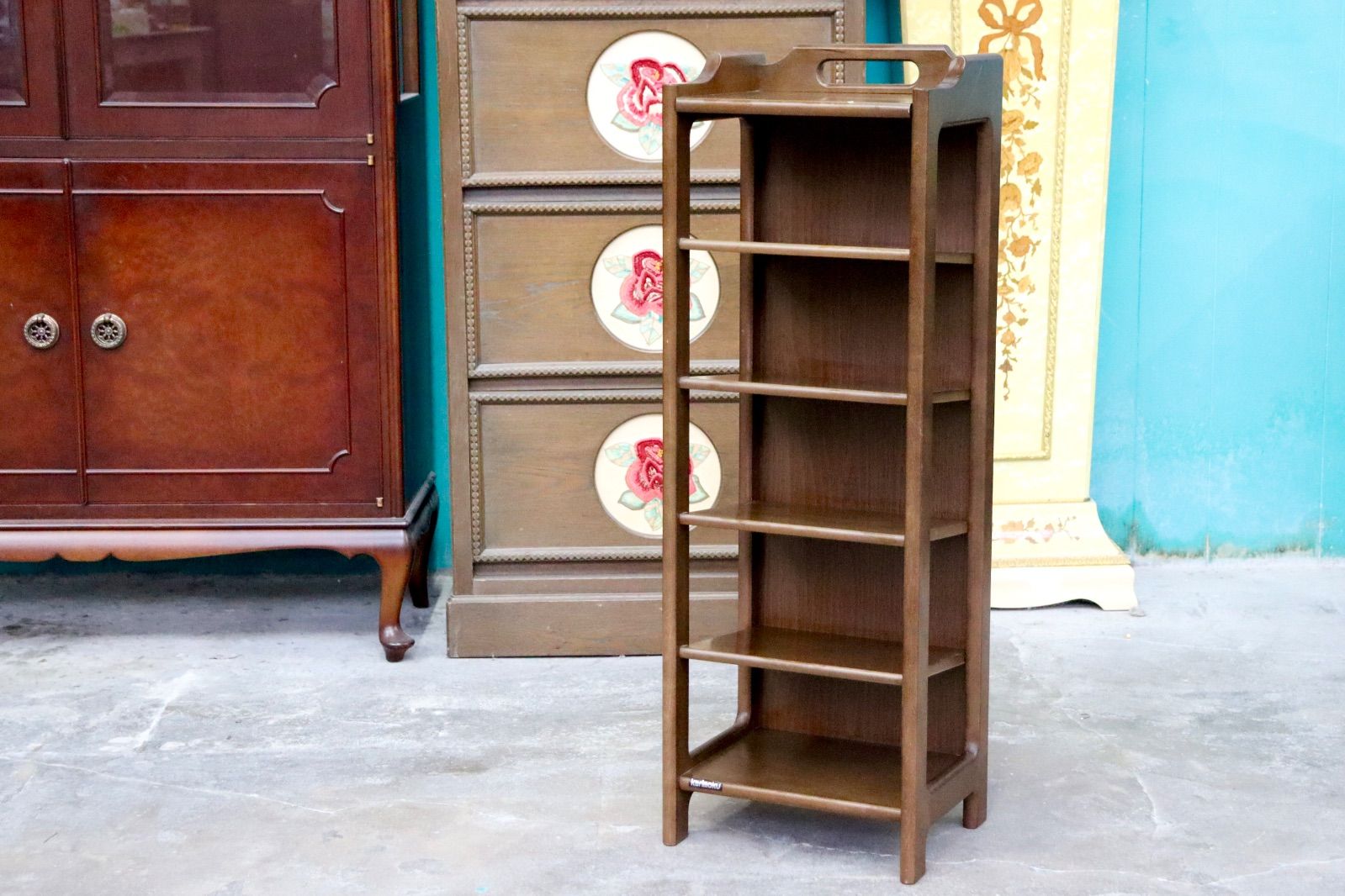 カリモク karimoku スリッパラック 木製4段チェスト 収納棚 レトロ 楽天市場】カリモク コロニアル スリッパラック おしゃれ スリッパ