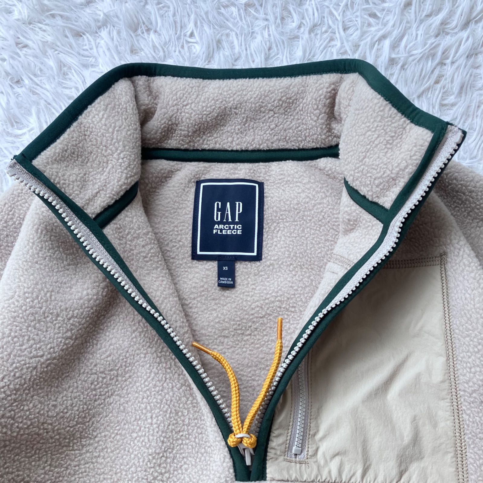 完売品 GAP アークティックフリース ハーフジップアップ プルオーバー 