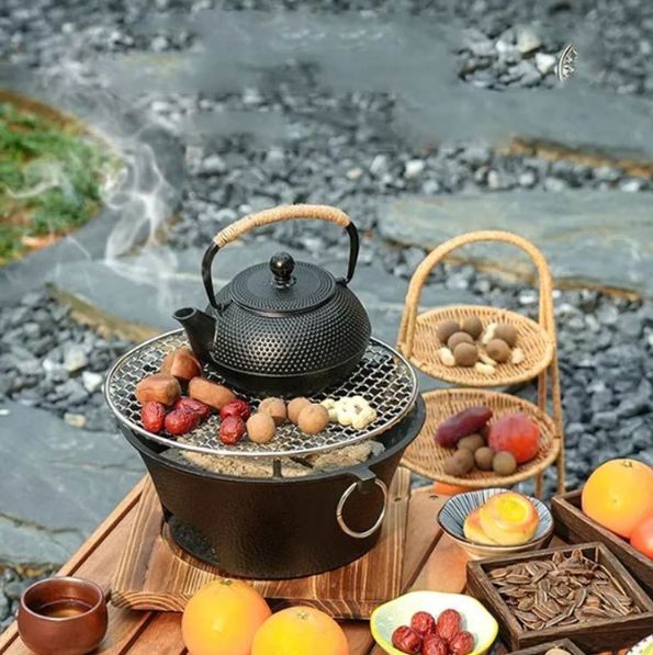 鉄瓶　南部鉄器　直火 鉄瓶 南部鉄器 900-1200ml IH対応 直火可 茶道 贈答用 - メルカリ