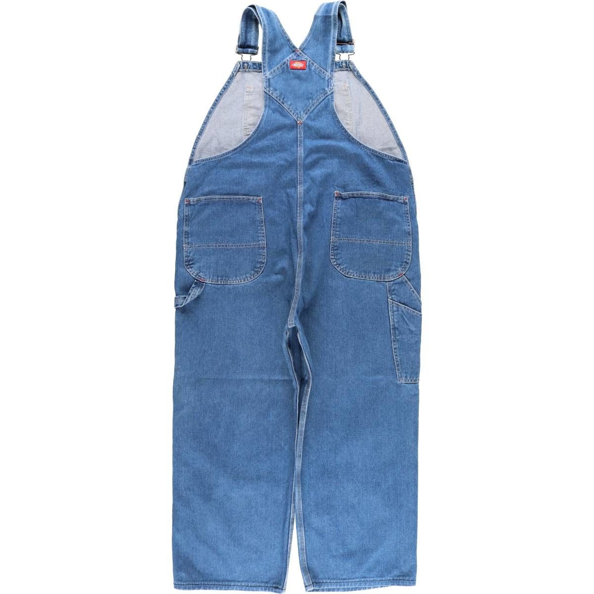 古着 ビッグサイズ ディッキーズ Dickies デニムオーバーオール メンズ