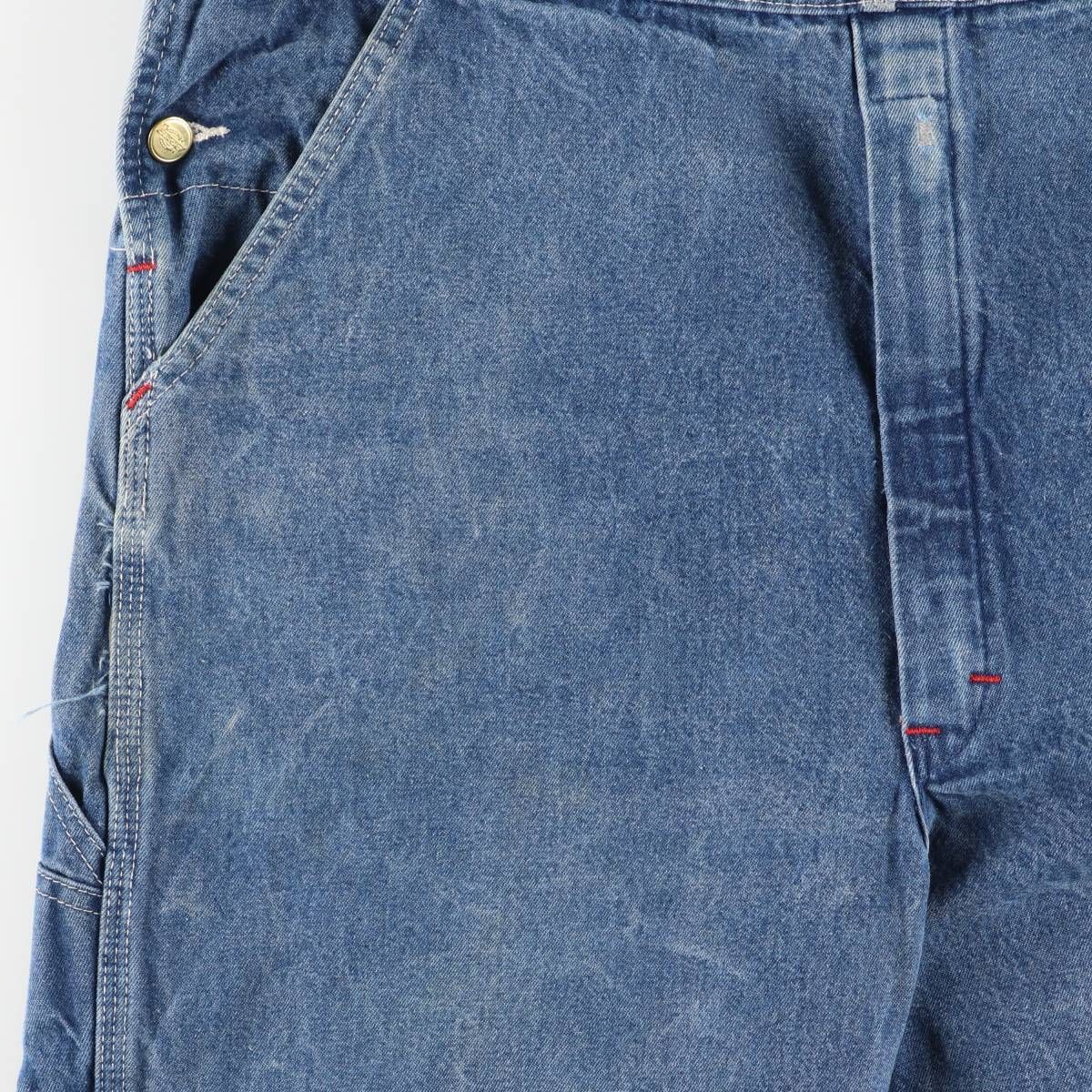 古着 ビッグサイズ ディッキーズ Dickies デニムオーバーオール メンズ