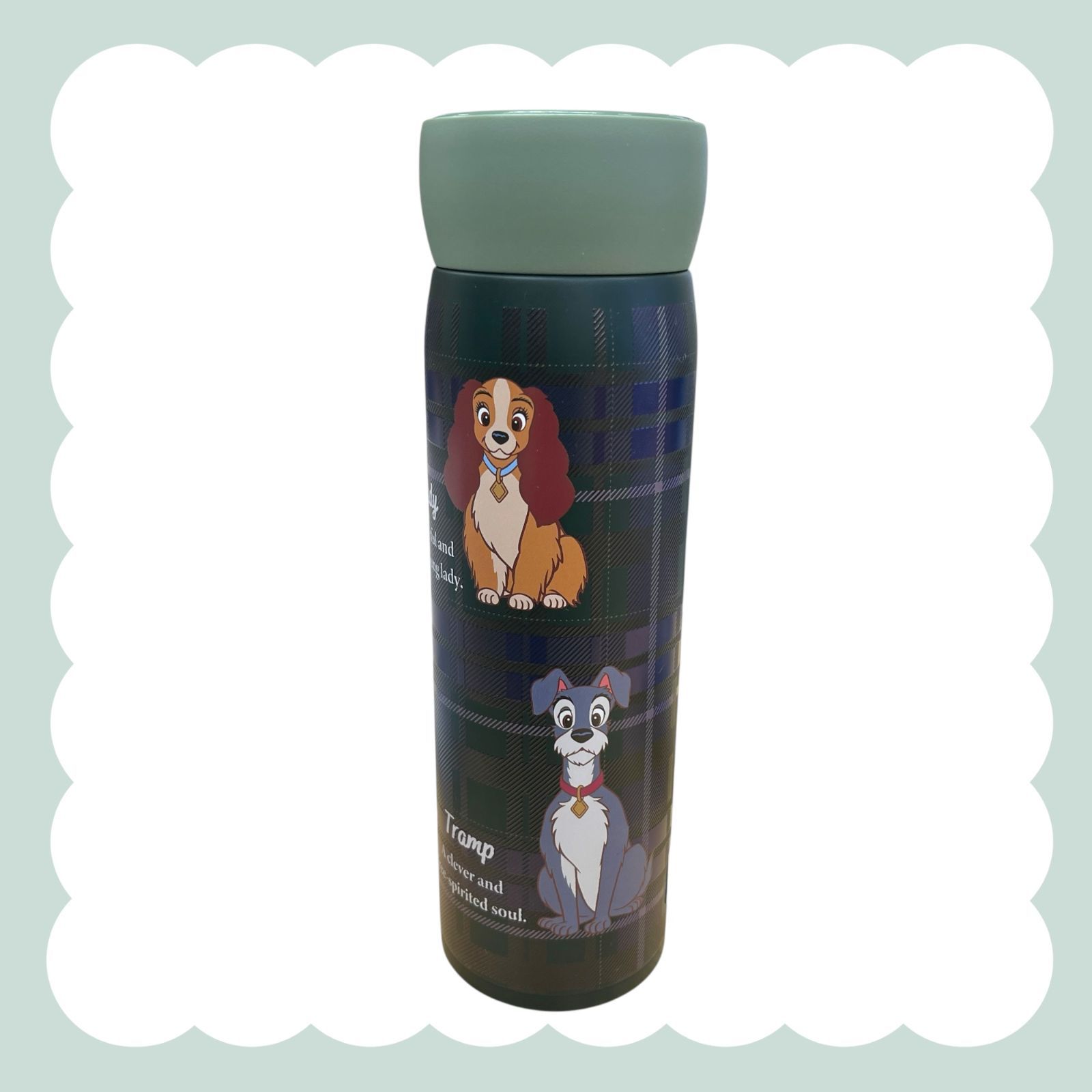 ディズニー ステンレスボトル【わんわん物語】トランプ＆レディ東京