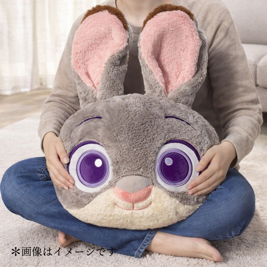 新品　Disney クッション ジュディ　大 ズートピア コストコ ぬいぐるみ ズートピア ジュディ 大きい ぬいぐるみ クッション 【新品】 Disney