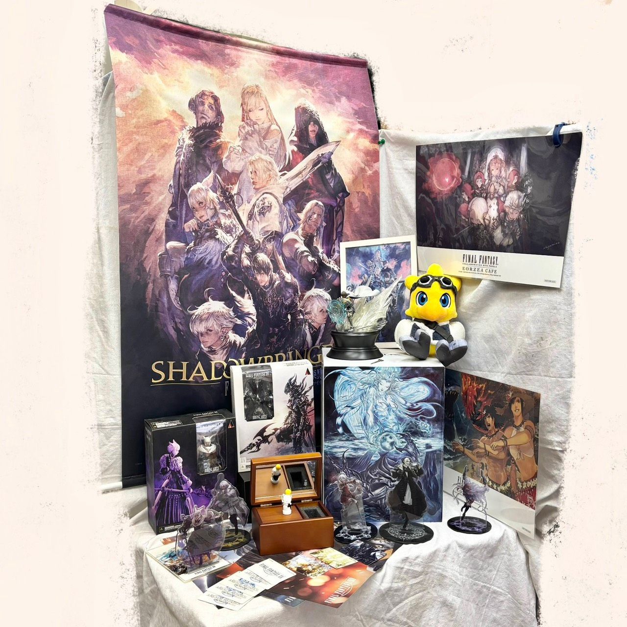 267 ファイナルファンタジーXIV グッズ大量まとめ エメトセルク ヴィエラ族 暗黒騎士 BRING ARTS エオルゼアカフェ 漆黒のヴィランズ フィギュア アクスタ