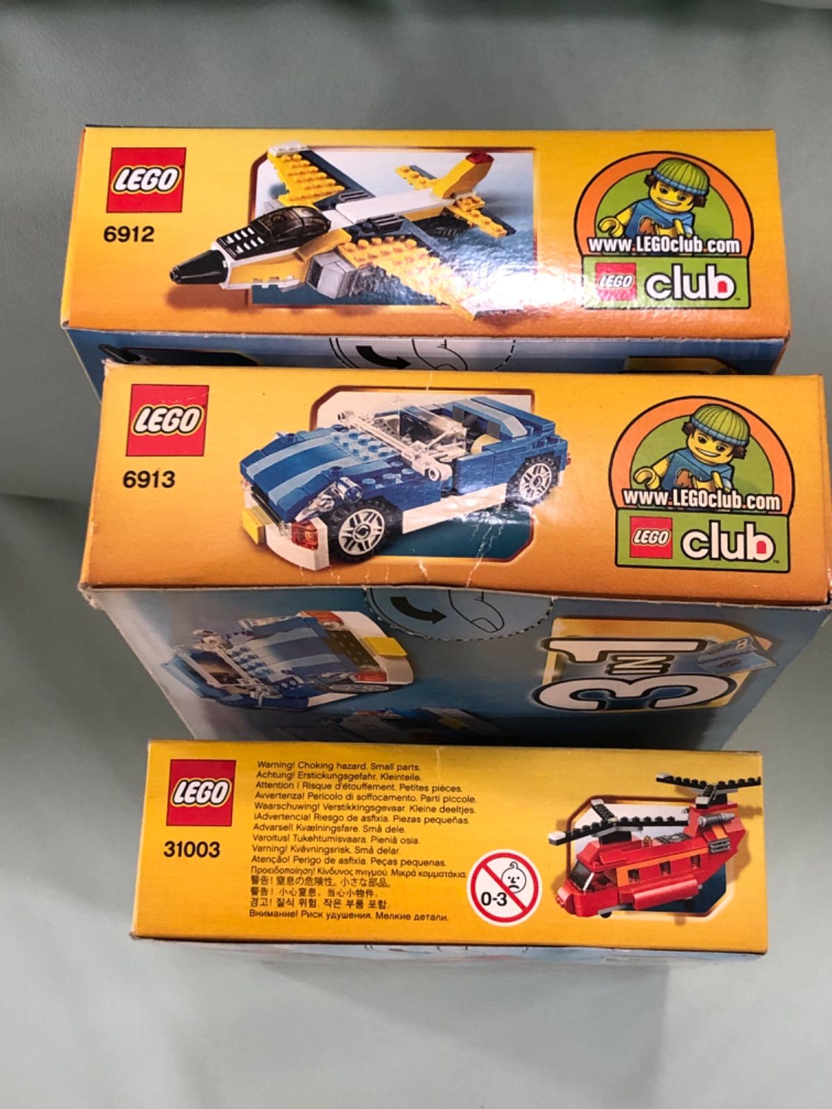 クリエーターシリーズの31003レッドローター 6913ブルーロードスター