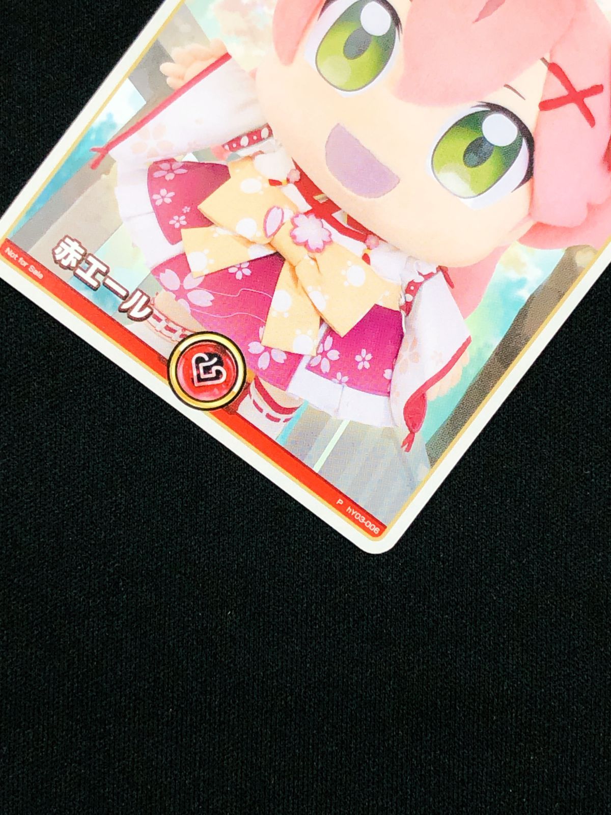 ホロライブOCG ホロカ 赤エール(みこだにぇー_背景_桜) P hY03-006