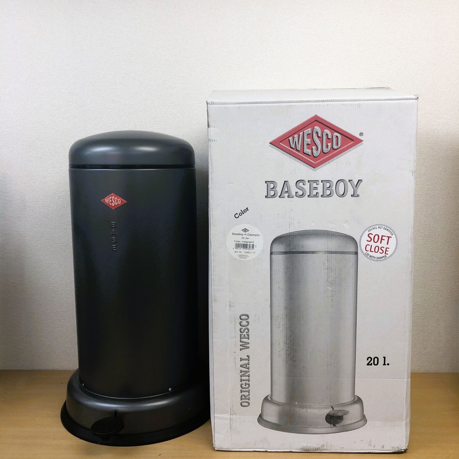 新品未使用品】WESCO ウェスコ ペダル式ゴミ箱 キッチン ペダルビン