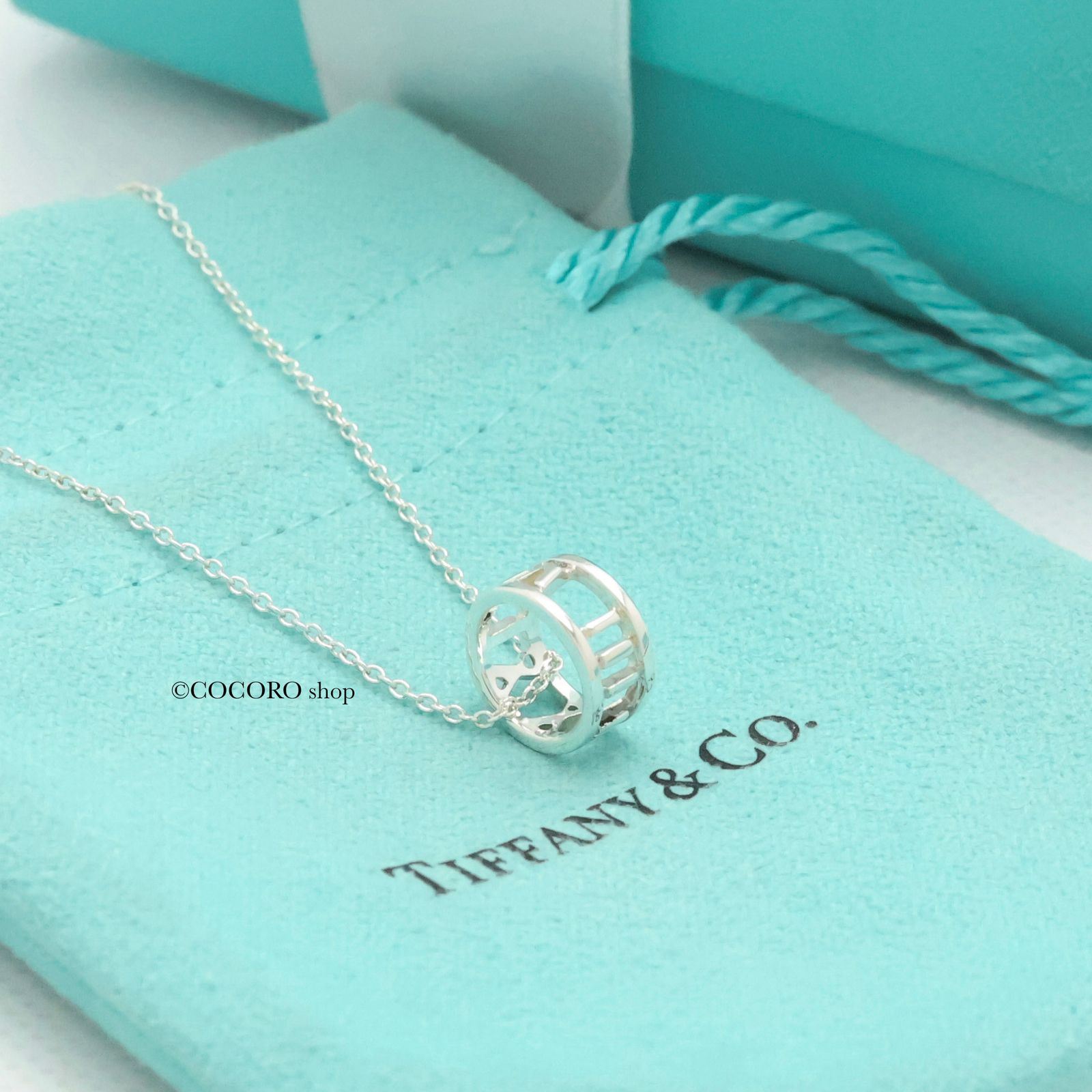 美品】ティファニー TIFFANY&Co. アトラス オープン リング ネックレス