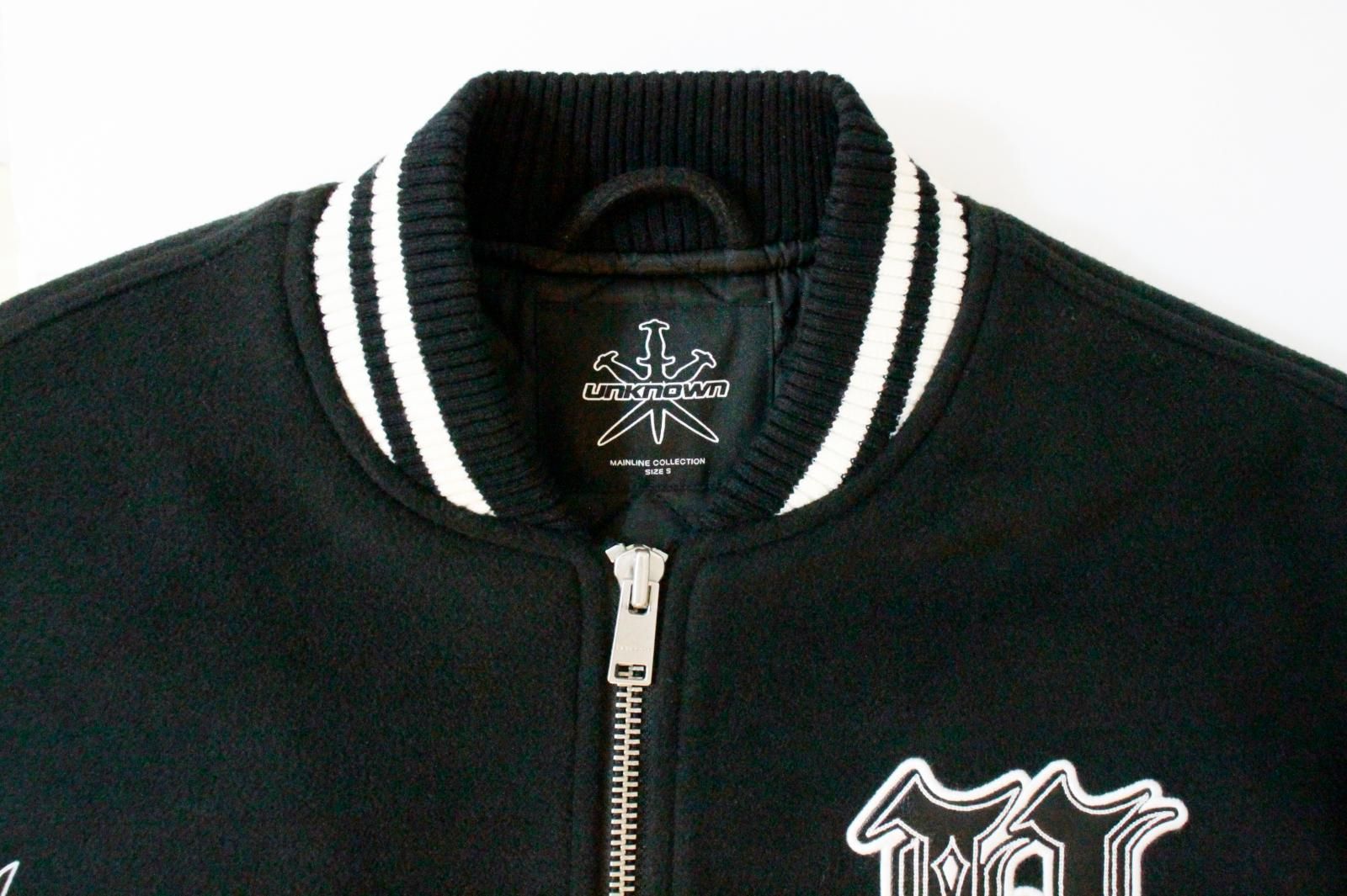 UNKNOWN メンズスタジャン S UNKNOWN LONDON/Graphic Patches Varsity 