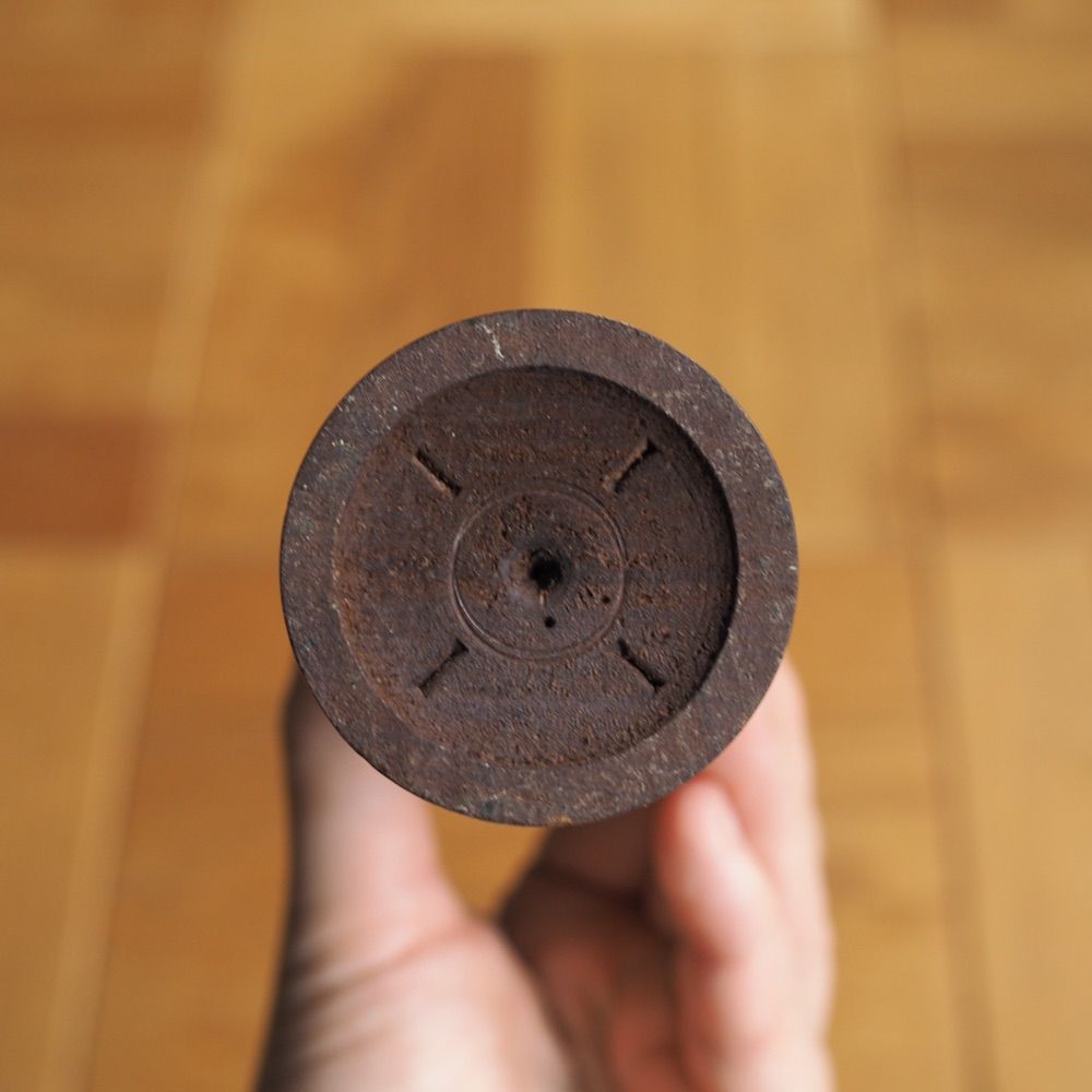 チークのキャンドルホルダー(ペア)/ Denmark・北欧・北欧ヴィンテージ