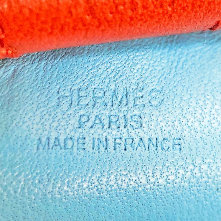 HERMES エルメス ロデオチャームPM バッグチャーム セレステ