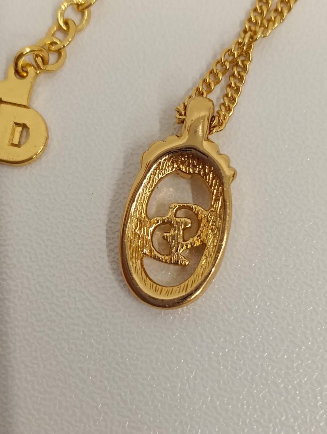 中古品】 Christian Diorクリスチャンディオール CDロゴ オーバル