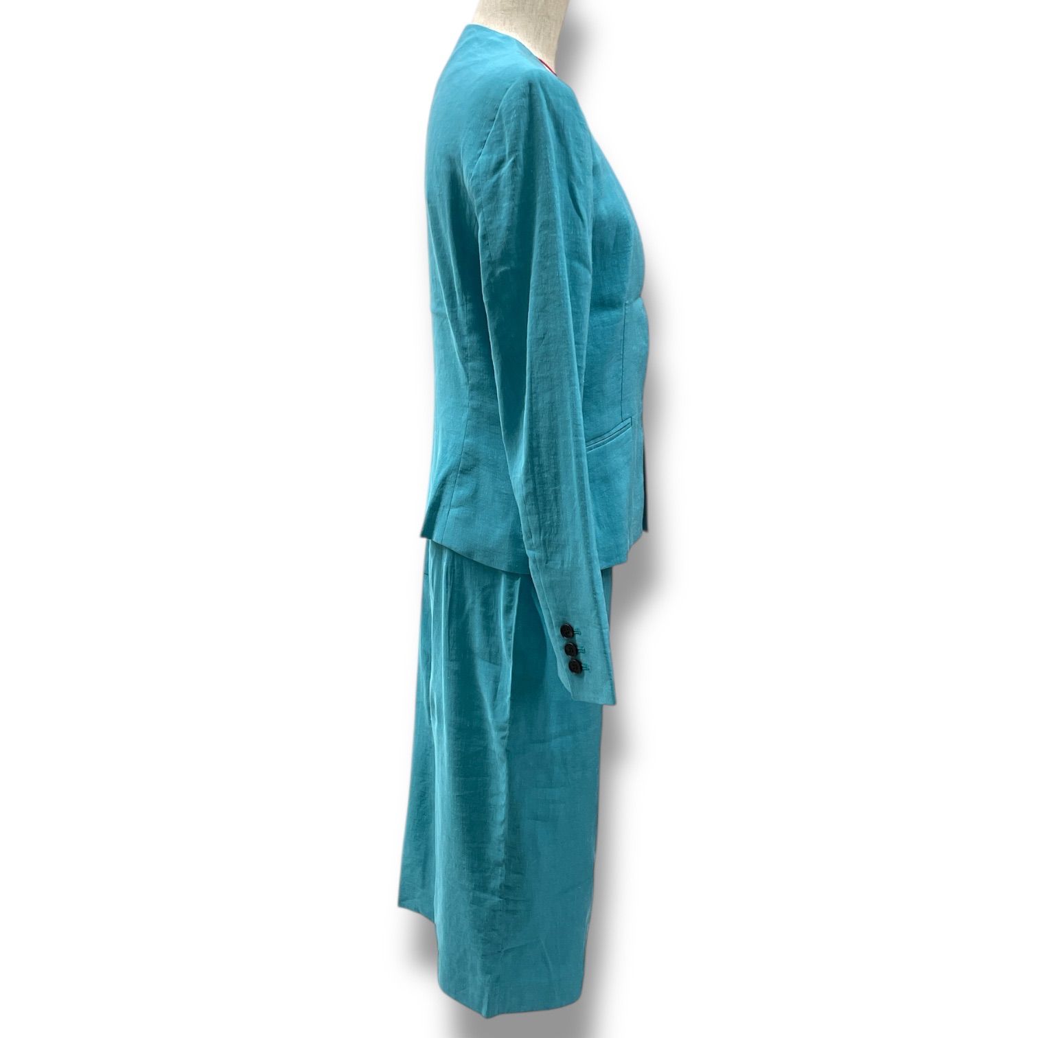 新品 未使用 タグ付き AKIKO OGAWA アキコオガワ ノーカラージャケット