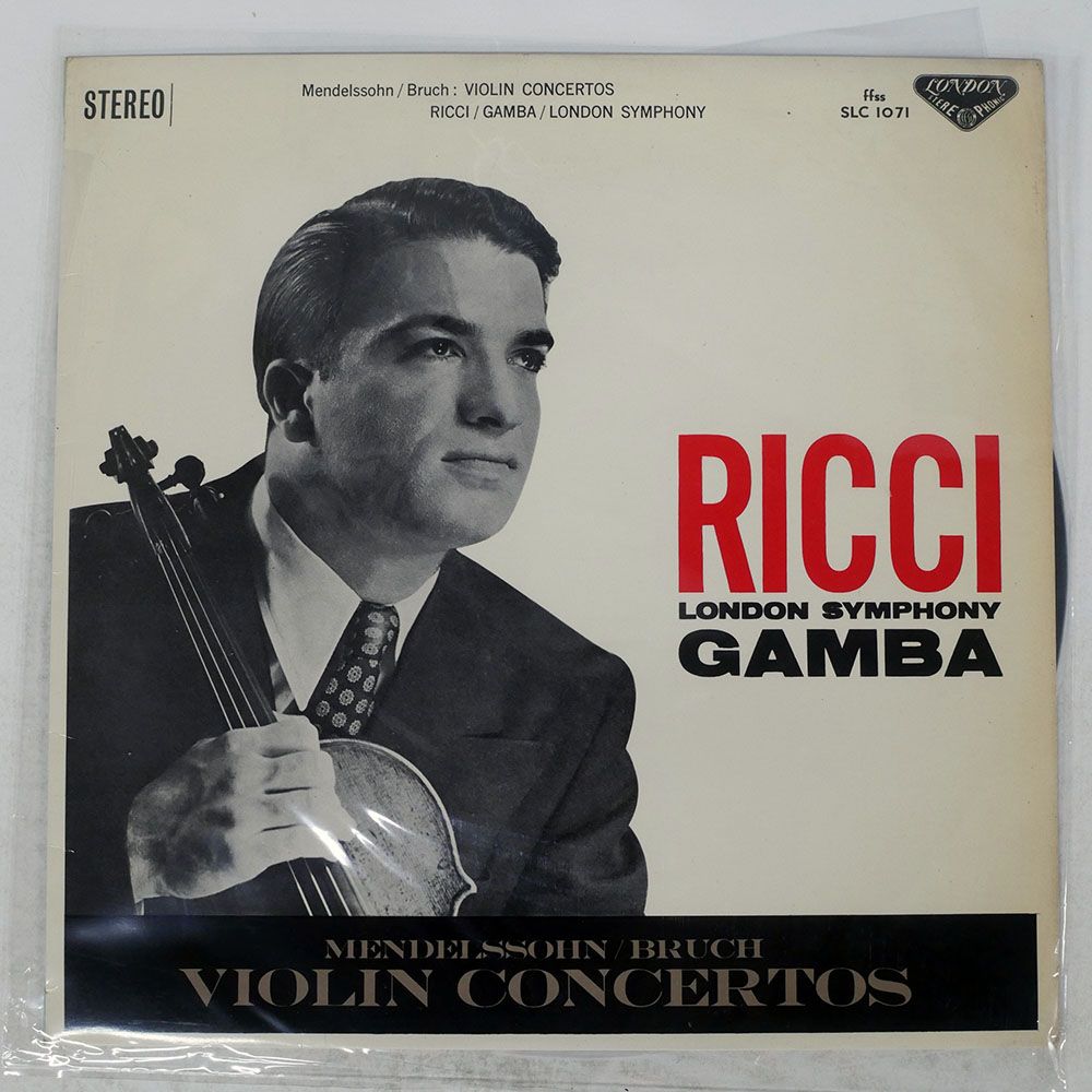 SXL未発売 Test 英Decca 「ヴァイオリン小品集」 ルジェロ・リッチ