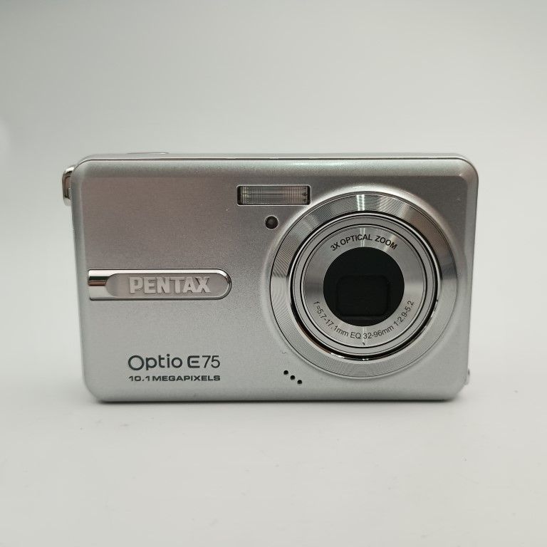 PENTAX Optio E75 Silver コンパクトデジタルカメラ - メルカリ