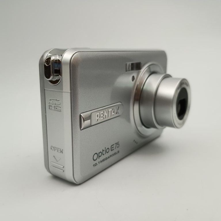 PENTAX Optio E75 Silver コンパクトデジタルカメラ - メルカリ