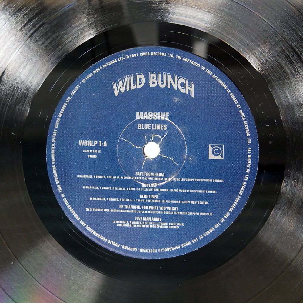 ヨーロッパ盤 MASSIVE ATTACK/BLUE LINES/WILD BUNCH WBRLP1 LP - メルカリ