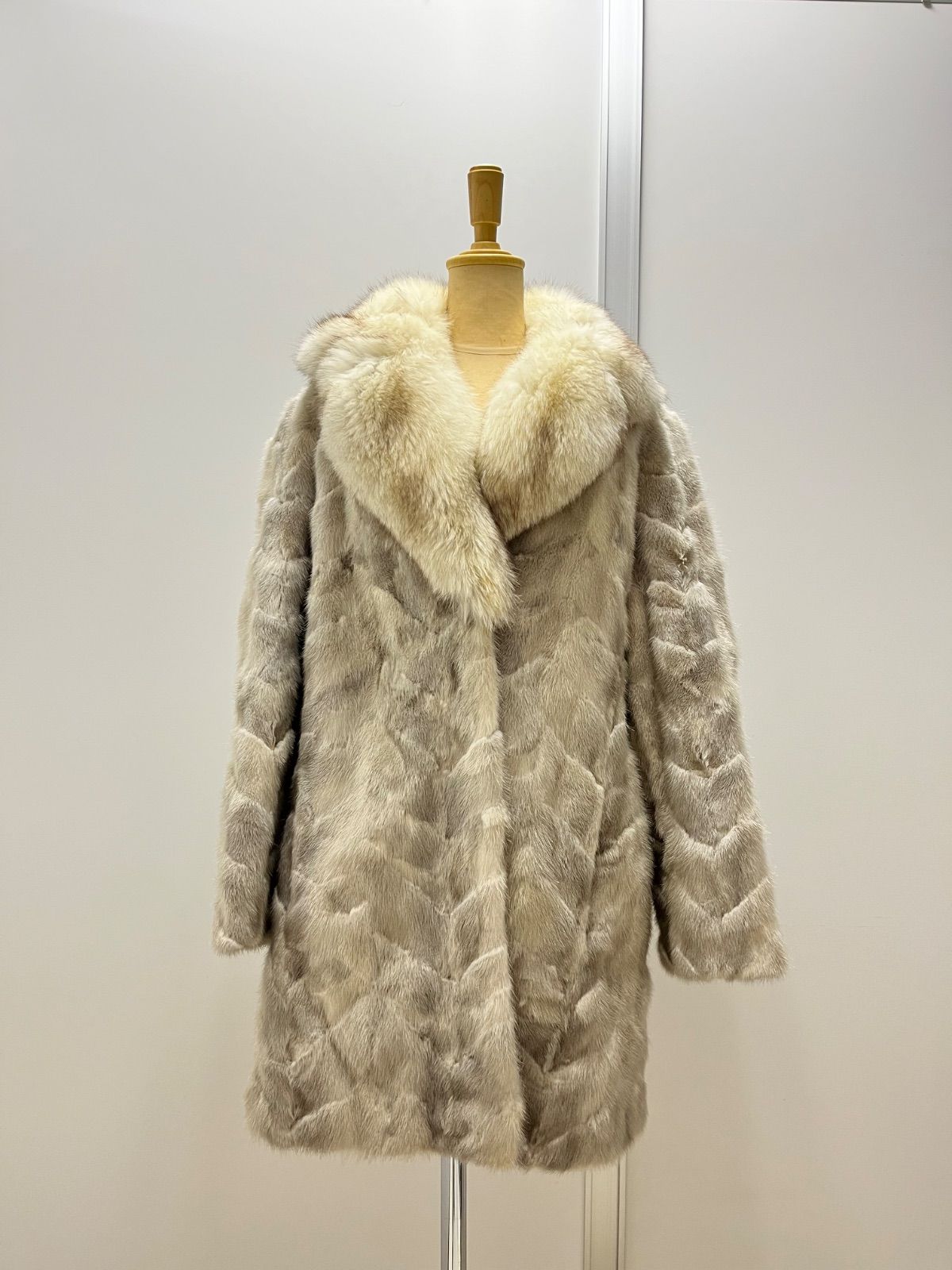 MITSUKOSHI 毛皮コート ミンク フォックス C2601273 - メルカリ