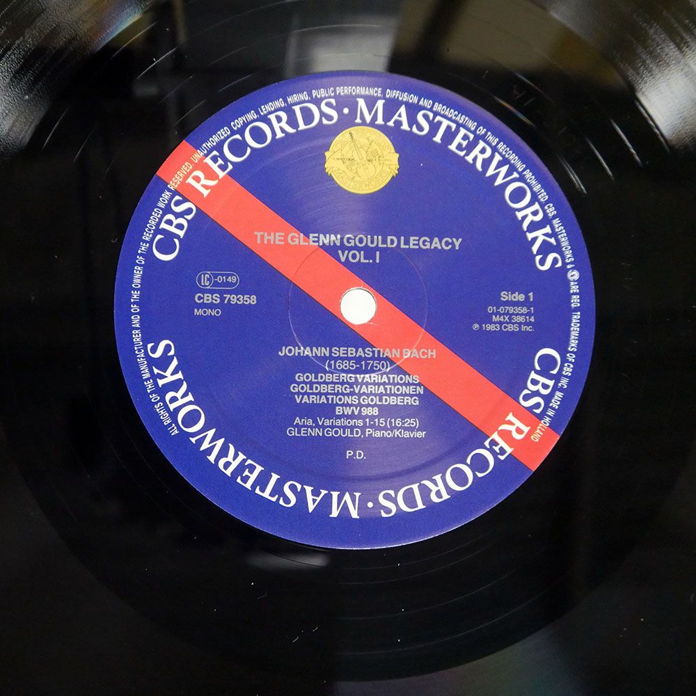 オランダ盤 グレングールド/グレングールドの遺産 第1巻 - J.S.バッハ