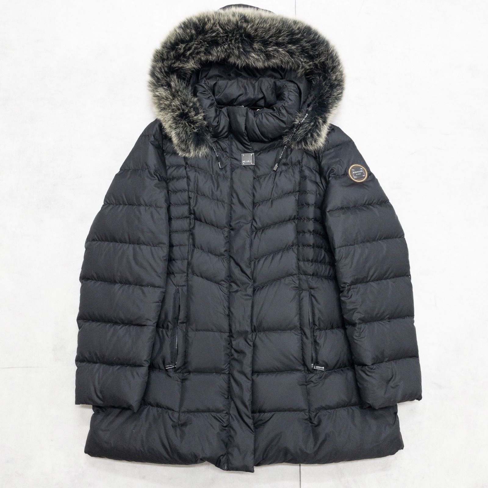 BALMAIN バルマン ダウンジャケット コート フード フォックスファー