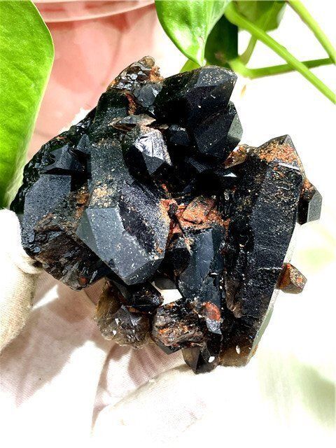 AAA級【魔除け】◇天然モリオン(黒水晶）クラスターYT8C6/45C13D