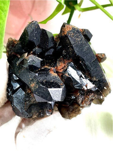 AAA級【魔除け】◇天然モリオン(黒水晶）クラスターYT8C6/45C13D