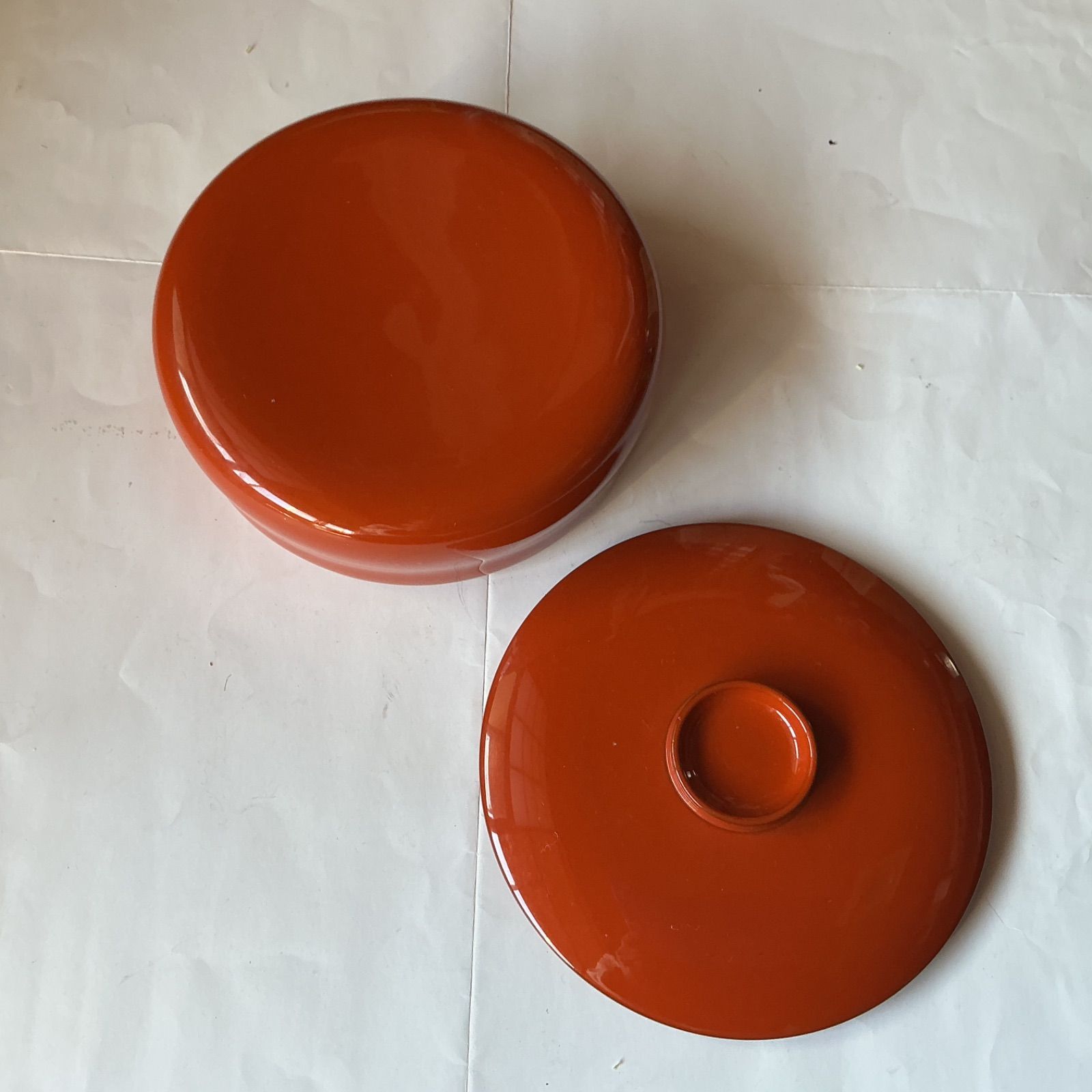 未使用品 輪島塗 朱塗 菓子器 紙箱入り - メルカリ