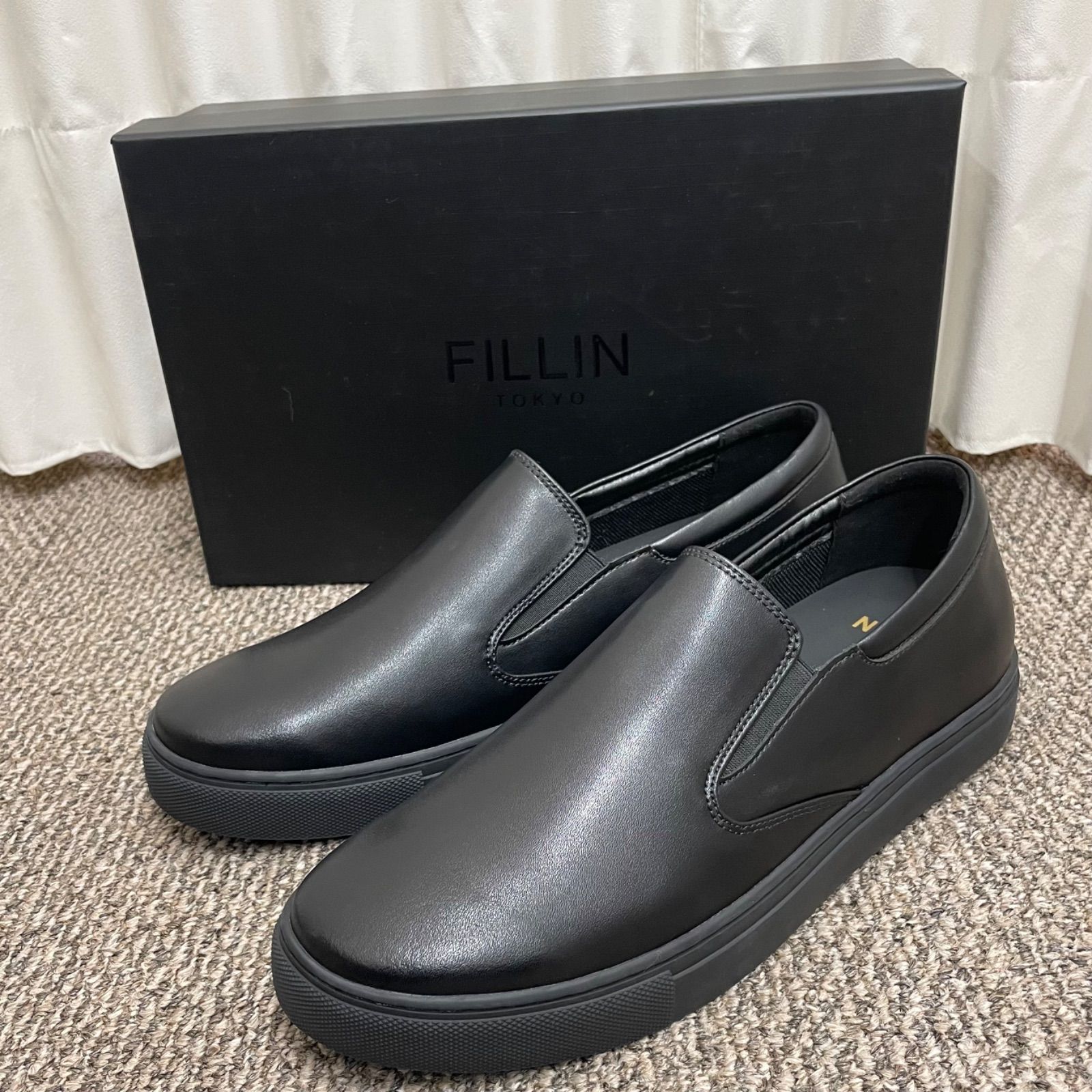 未使用品】FILLIN CLASSIC SLIP-ON ブラック 28 管理番号SB147 