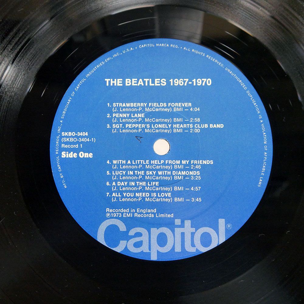 US盤 THE BEATLES/1967-1970/CAPITOL RECORDS SKBO-3404 LP - メルカリ